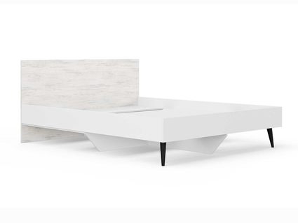 Кровать Сонум Ines Ясмунд + белый 120х200