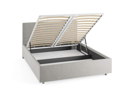 Кровать Сонум Prato Кашемир Латте (с подъемным механизмом) 200х200
