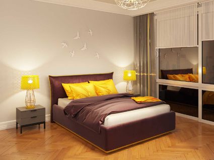 Кровать Nuvola Sicilia Next 001 (с основанием)