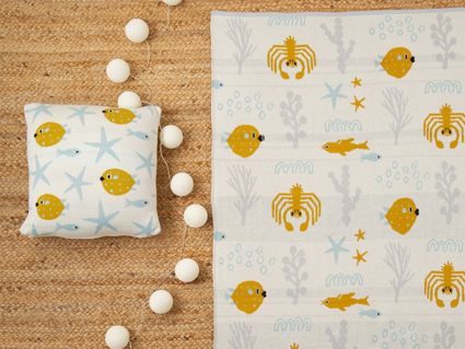 Плед Tkano Oceania world 80х110