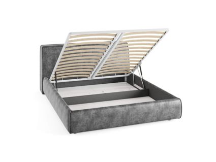 Кровать Сонум Altea Кашемир Синий (с подъемным механизмом) 80х190