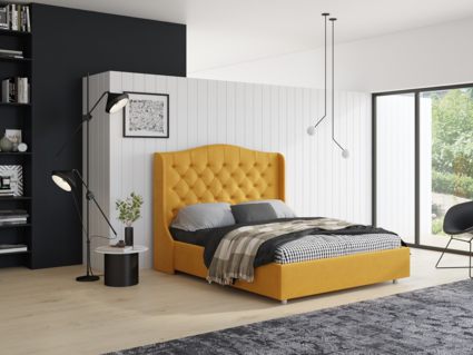 Кровать Димакс Сантана Крем с подъемным механизмом 90х190