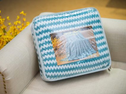 Плед Софи де Марко Гринда (морская волна) 160х220