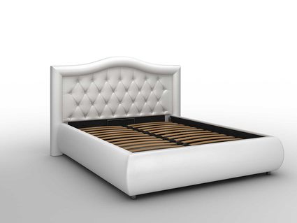 Кровать Sleeptek Premier 6 Экокожа White 258