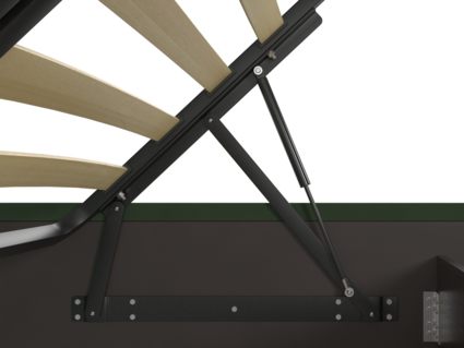 Кровать Lonax Милана велюр Dolly-2 (с подъемным механизмом) 140х195