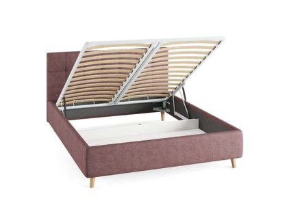 Кровать Сонум Bella Рогожка Льняная (с подъемным механизмом) 160х190