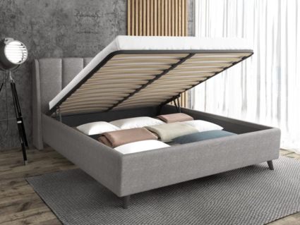 Кровать Sontelle Style Skordia Malta grey с подъемным механизмом