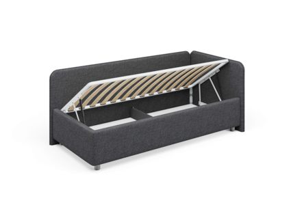 Кровать Сонум Capri Экокожа Коричневый перламутр (с подъемным механизмом) 120х190