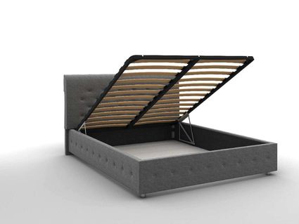 Кровать Sleeptek Premier 1 Экоожа Black (с подъемным механизмом) 120х190