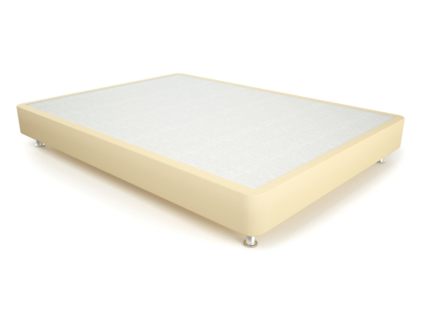 Кровать Mr.Mattress Fine Box экокожа Beige 180х190