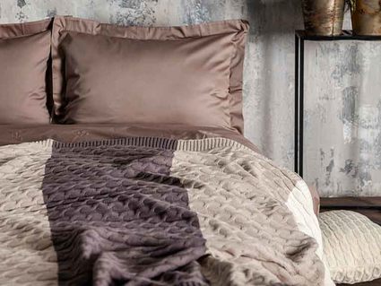 Комплект постельного белья Luxberry DAILY BEDDING молочный шоколад 1,5-спальный