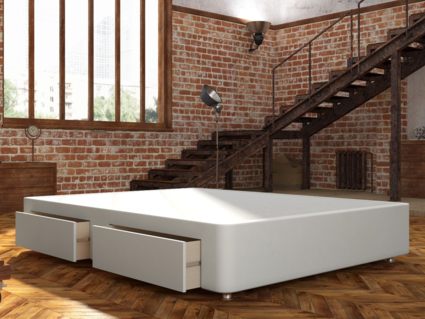 Кровать Mr.Mattress Site Box экокожа White 258