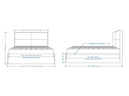 Кровать Lonax Марселла велюр Dolly-1