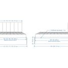 Кровать Lonax Милана велюр Dolly-1 120х200