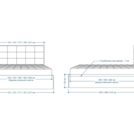 Кровать Lonax Адель велюр Dolly-1 (с подъемным механизмом) 140х190