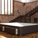 Кровать Mr.Mattress Site Box экокожа Brown 180х190