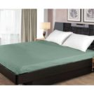 Простыня Primavelle на резинке из однотонного сатина (шалфей) 140х200