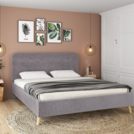 Кровать Sontelle Style Kipso Malta grey 180х190