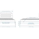 Кровать Lonax Венеция велюр Dolly-2 (с подъемным механизмом) 120х195