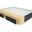 Кровать Mr.Mattress Site Box велюр Grey 160х190