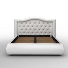 Кровать Sleeptek Premier 6 Экокожа White 200х200