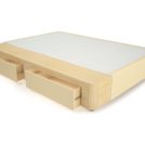 Кровать Mr.Mattress Site Box экокожа Beige 140х200